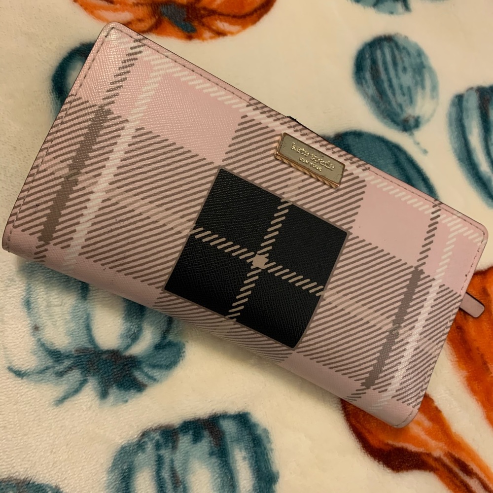 Kate Spade Plaid Wallet